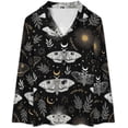 thumbnail image 4 of Top-kevin Women's Pajama Sets Pizza Slice Pattern Long Sleeve Lounge Sets Pjs Sleepwear with Pockets, 4 of 12