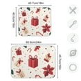 thumbnail image 4 of Yayeee Dish Drying Mat for Kitchen Counter 16"x18" Microfiber Absorbent Pad, Red Christmas Gift Pattern, 4 of 7