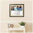 thumbnail image 2 of ArtToFrames Collage Photo Picture Frame with 2 - 8x20" Openings, Framed in Black with Buttercup and Black Mats (CDM-3926-1577), 2 of 8
