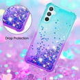 thumbnail image 4 of Funda para Samsung Galaxy A54 5G Transparente con Brillos Carcasa Protectora Antigolpes con Glitter Brillante, 4 of 5
