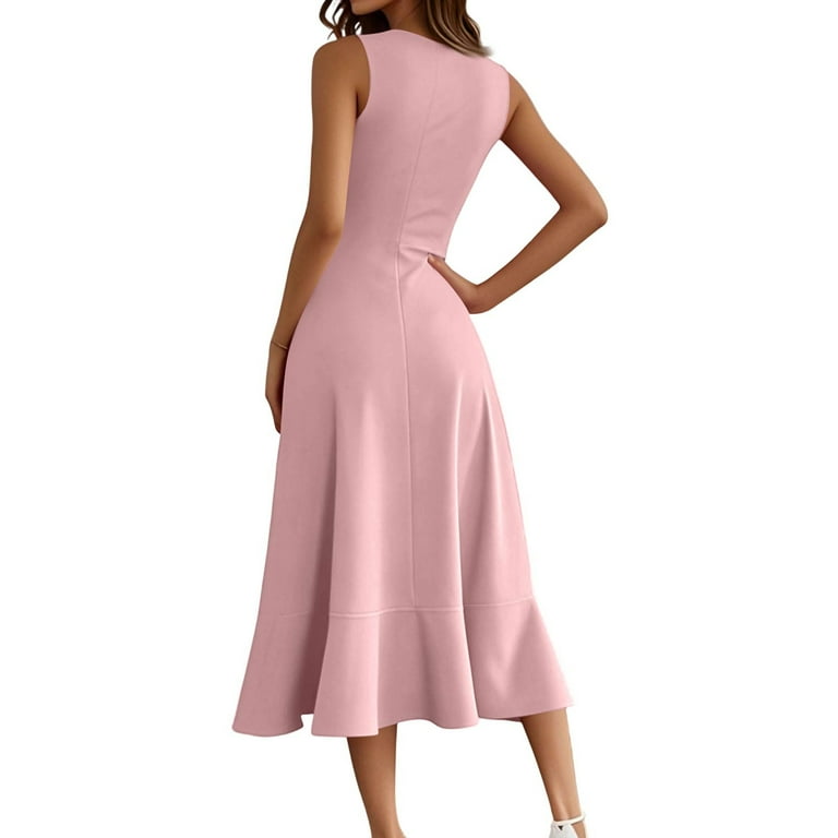 strapless open back dress Long Mother-of-the-Bride Dress with Long Sleeves Rose / 20 main image 0