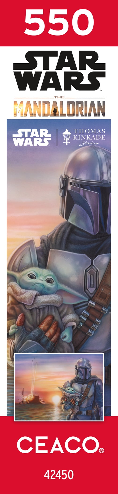 Ceaco - Thomas Kinkade - Mandalorian - A New Direction - 550 Piece Interlocking Jigsaw Puzzle
