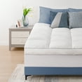 thumbnail image 3 of Ang Qi Twin Size Mattress Topper Pillow Top Mattress Pad, Hotel Quality Down Alternative with 12-21Inch Deep Pocket, 3 of 7
