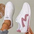 thumbnail image 5 of Willtoo Women's Platform Retro Style Sneakers - Lace-up Classic Fashion Stylish Tennis Running Walking Shoes, 5 of 6