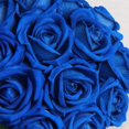 thumbnail image 4 of Flores artificiales BLEUM CADE Rosas azules x50 con tallos largos, 4 of 8