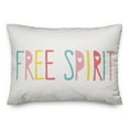 thumbnail image 2 of Creative Products Free Spirit 14x20 Spun Poly Pillow, 2 of 3