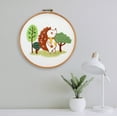 thumbnail image 5 of Blingpainting Animal Embroidery Kits for Beginners with  Hedgehog Pattern,Adults Starter Cross Stitch Kit DIY Needlepoint Kits, 5 of 5