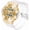 A Transparent Gold, variant on Mens Womens Large Dial Transparent Multifunction Digital Watch Casual Dual Display 12H/24H Stopwatch Calendar Unisex Wrist Watch