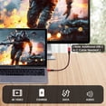 thumbnail image 6 of USB C Extension Cable Short 10Gb (2-Pack),RIITOP USB 3.1 Type C Male to Female Extender Cable Cord 7.8inch for Nintendo Switch, MacBook Pro, 6 of 8