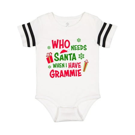 

Inktastic Who Needs Santa When I Have Grammie Gift Baby Boy or Baby Girl Bodysuit