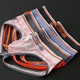 thumbnail image 4 of Tanga de cintura baja para hombre, de seda helada, ultrafina, transparente, sexy, con realce de cadera, ropa interior doble Ding, ropa interior sexy gay para hombre, 4 of 4