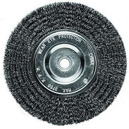 

Century Drill & Tool CY76861 6 x 0.5 x 0.63 in. Coarse Bench Grinder Wire Wheel Pack of 2