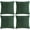 Dark Green, variant on 4 Packs Neutral Decorative Throw Pillow Covers 18x18 Inch for Living Room Couch Bed Sofa, Rustic Farmhouse Boho Home Decor, Soft Plush Striped Corduroy Square Cushion Case 45x45 cm