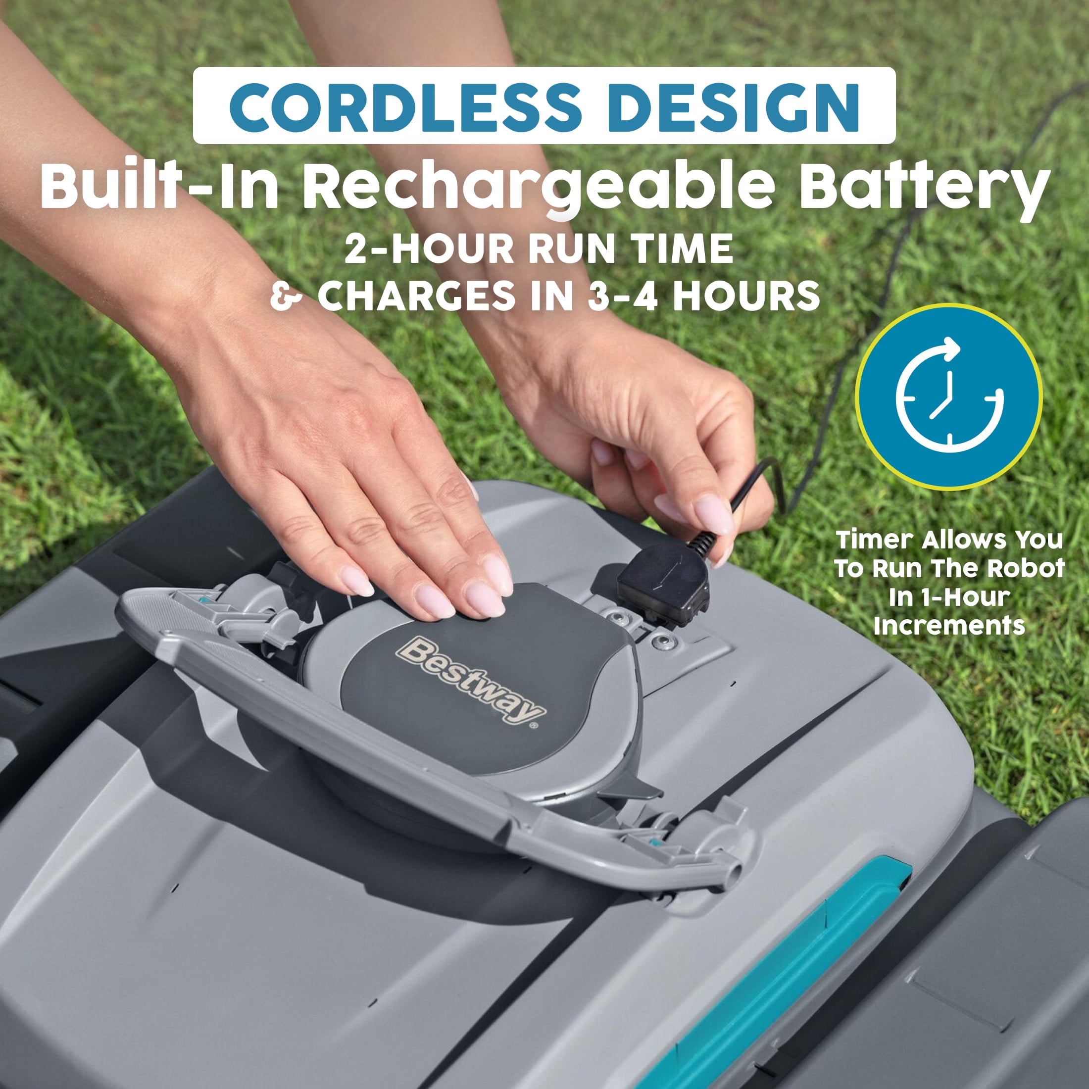 Bestway AquaTronix Pro G300 Automatic Robotic Pool Vacuum & Skimmer