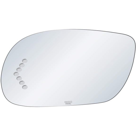 exactafit 8216SL Driver Side Mirror Signal Glass Replacement Fits 2003-2005 Buick Park Avenue Left Hand 3m Adhesives