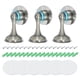 thumbnail image 1 of Tope de Puerta Magnético Sin Perforación, 3 Paquetes con Adhesivo y Tornillos para Montaje en Suelo del Hogar, Tono Bronce, 1 of 7