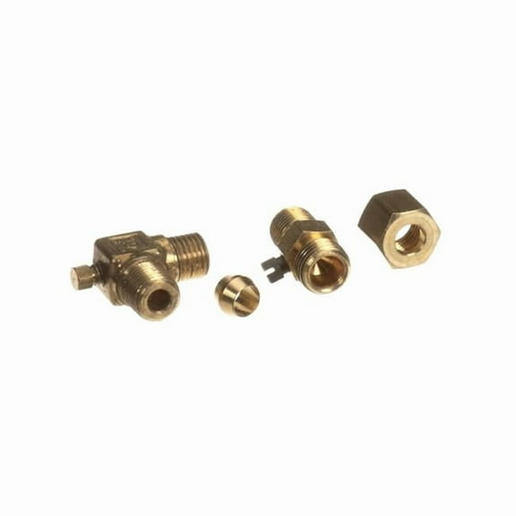 Magikitchn 2V-P8901-78 Pilot Valve Kit - 0.25 in. Tube x 0.125 in. NPT, Brass