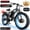 Black-Blue, variant on (US in Stock) 5000W Peak Dual Motor Electric Bike for Adults , 60V 25AH Removable Battery Ebike , 45-50MPH AWD 21-Speed Mountain E-Bike with 26" x 4.0 Fat Tire, Off-Road Snow EBikes