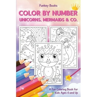 Color By Number Book For Kids Ages 8-12: 50 Unique Color By Number Design  for drawing Coloring And Activity Book For Kids And Toddlers (Paperback)