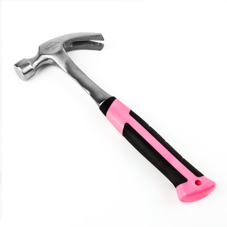 Apollo Tools DT5003P 16 Ounce Claw Hammer Pink