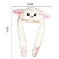 thumbnail image 3 of Kiplyki Savings Luminous Bunny Hat With Ears, Cute Plush Toy Warm Hat Rabbit-Shape Hat With Moving Ears, Funny Plush Rabbit-Shape for Boys and Girls, 3 of 5