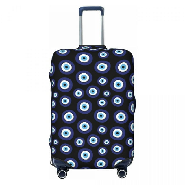 Custom Evil Eye Luggage Cover Elastic All Seeing Eye Art Travel Suitcase Protective Covers Fits 18-32 Inch