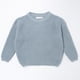 thumbnail image 2 of Suéter Para Niños, Bebé, Niña, Niño, Suéter De Punto De Gran Tamaño, Suéter De Cuello Redondo, Sudadera, Sólido, Cálido, Manga Larga, Tops, Blusa Azul Odeerbi  LM103-4075, 2 of 4