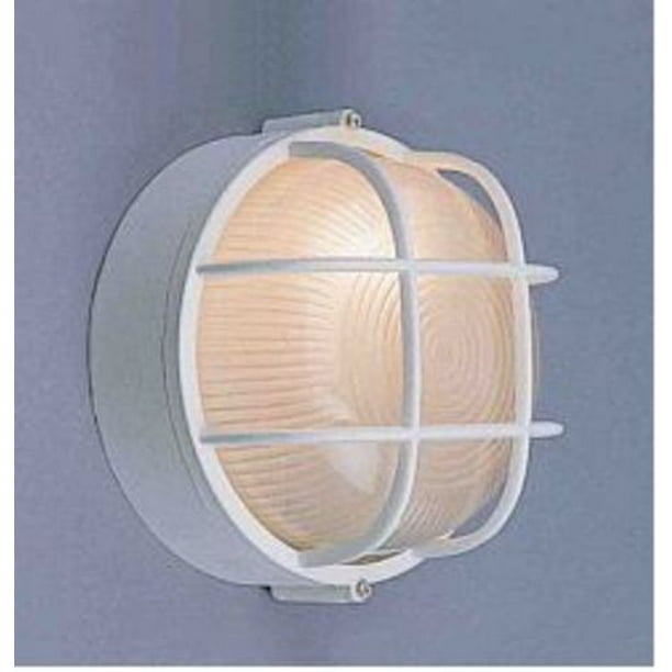 Volume Lighting V6790 Nautical Outdoor 1 Light 7 5 Height Outdoor Wall Sconce White Walmart Com Walmart Com