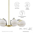 thumbnail image 5 of Hanna 8-Light Chandelier-EEI-5307, 5 of 10