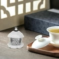 thumbnail image 4 of CATIEBYE 1Pcs Fine Tea Strainer for Loose Tea Cute Silicone and Steel Tea Brewing Tool, 4 of 8