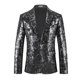 thumbnail image 1 of Ceisia Men's Casual Color Block Jacket Zip Up Closure Gift Long Sleeve Fashion Outerwear with Pockets, 1 of 6