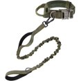 thumbnail image 2 of GHSDFBB Plutus Pet Tactical Dog Collar, Soft Padded, Adjustable with Heavy Duty Metal Buckle, Military Dog Collar with Control Handle for Medium Large and Extra Large Dogs (L, Ranger Green Set), 2 of 7
