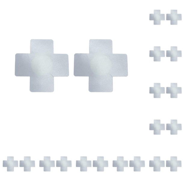 Sonducket 1 par de empanadas, cubiertas para pezones, sujetador, conjunto protector de pecho, suministros de estilismo, forma de cruz, diseño Cruz Blanca 10Conjunto