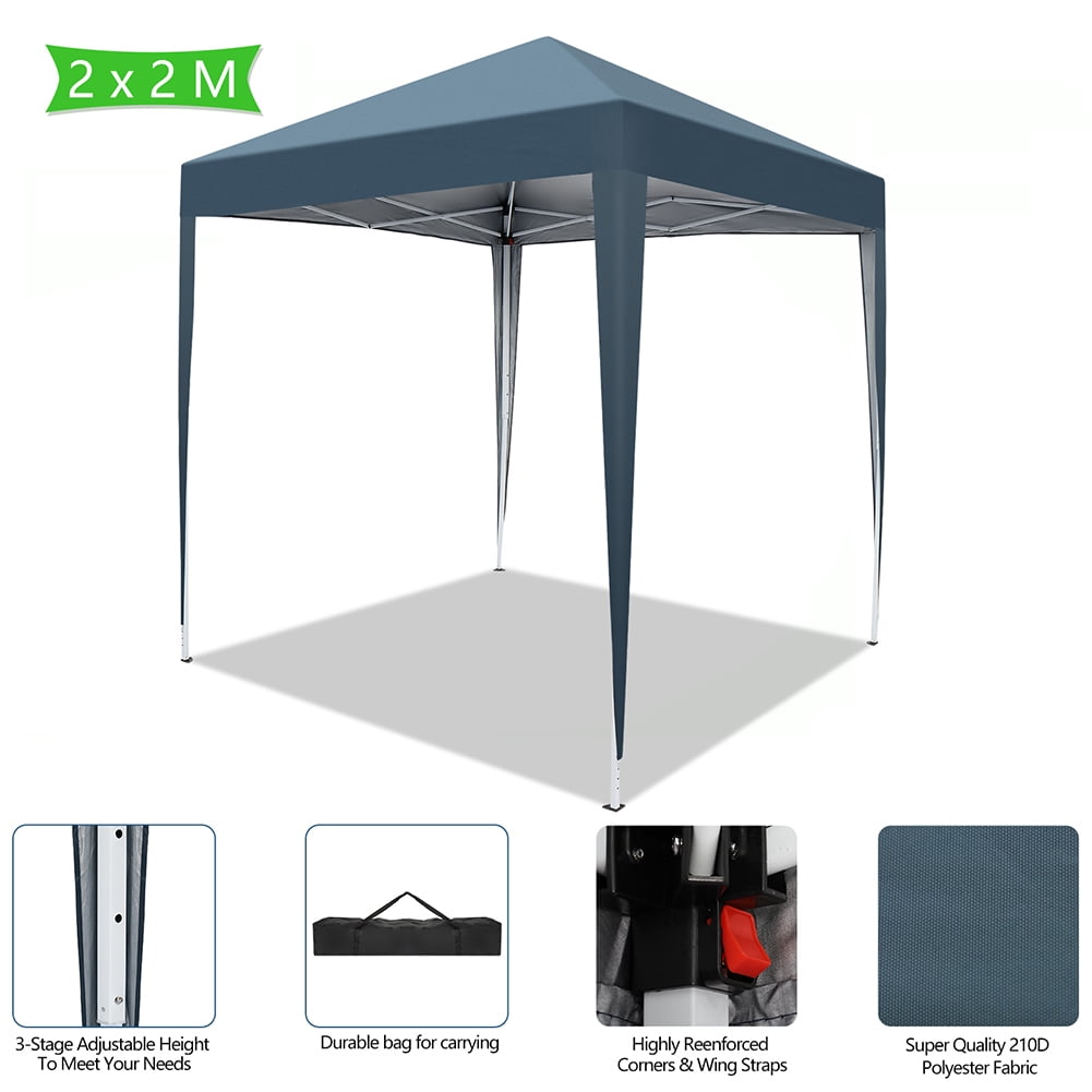 Aimee Lii 78"x78" Canopy Tent Awnings for Decks, Backyard Canopy Gazebo, Awnings for Patio Waterproof, Outdoor Patio Awnings for Party Camping BBQ Events, Blue Aimee Lii 78"x78" Canopy Tent Awnings for Decks, Backyard Canopy Gazebo, Awnings for Patio Waterproof, Outdoor Patio Awnings for Party Camping BBQ Events, Blue