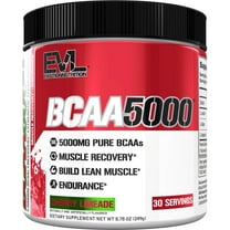 Evlution Nutrition BCAA5000 Powder 5 Grams of Branched Chain Amino Acids (BCAAs) Essential for Performance, Recovery, Endurance, Muscle Building, Keto Friendly, No Sugar(30 Servings, Cherry Lemonade)