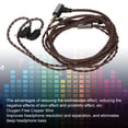 thumbnail image 4 of Earphone Cable Replacement Headphone with Mic for 2 Pin 0.78mm Headphones Weston 1964 UE3X UE18 W4R, 4 of 5