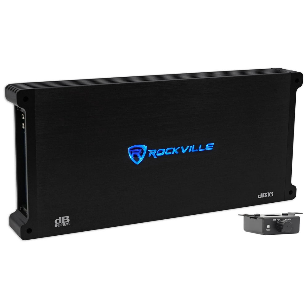 Rockville dB16 8000 Watt/4000w RMS Mono Class D 2 Ohm