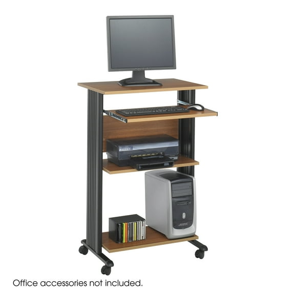 Muv? Stand-up Desk, Medium Oak