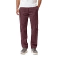 thumbnail image 2 of Ceisia Men's Loose Cargo Sweatpants with Elastic Drawstring Waist & Multi Pockets Wine M Gifts, 2 of 8