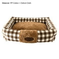 thumbnail image 7 of 1 Set Pet Bed Plaid Design Comfortable Warm Cat Dog Winter Sleeping Bed Dog Supplies, 7 of 7
