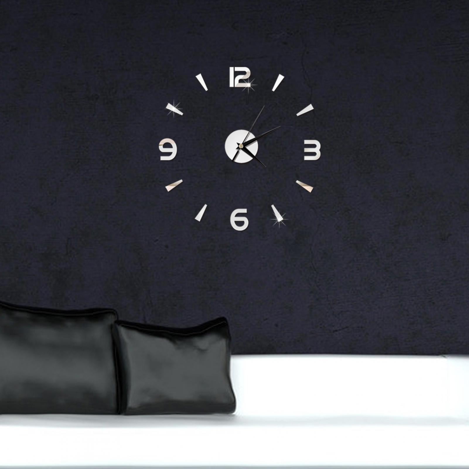 Wall Clock, Modern DIY Large Home Decor Wall Sticker Clock Art Wall