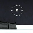 thumbnail image 1 of Wall Clock 3D Big Watch Decor DIY Wall Modern Home Office Room Decor Wall Clock Sticker (Silver), 1 of 7