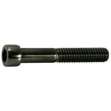 

5/16 -18 x 2 Black Chrome Smooth Socket Cap Screws (4 pcs.)