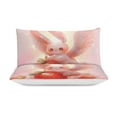 thumbnail image 3 of Easter Bunnies Rabbits Duvet Cover Set King Size for Bedroom Decoration Print Bedding Set Comforter Cover Decorative Microfiber with 2 Pillow Sham Multicolor, 3 of 6