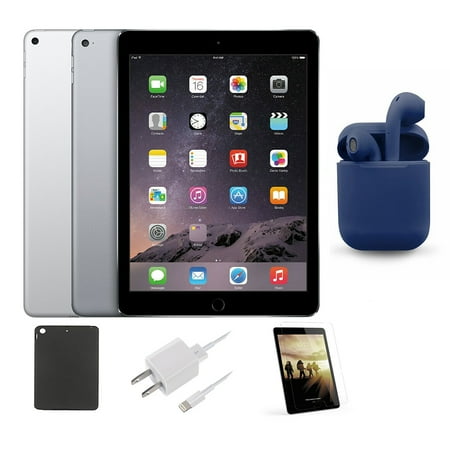 UPC: 0685642759945 | Restored Apple iPad Air 128GB Wi-Fi Only Bundle: Case  Rapid Charger  Pre-Installed Tempered Glass  Bluetooth/Wireless Airbuds By Certified 2 Day Express (Refurbished)