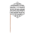 thumbnail image 1 of Egypt Totem Hieroglyphs Fresco Repeat Toothpick Flags Cupcake Picks Party Celebration, 1 of 3