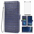 thumbnail image 1 of Étui pour Samsung Galaxy S8, Étui de Téléphone Mobile avec Porte-Cartes, Étui de Protection à Rabat avec Support - Bleu, 1 of 7
