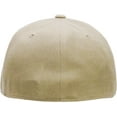 thumbnail image 4 of Solid Flat Brim Bill Fitted Baseball Cap, 4 of 6
