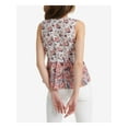 thumbnail image 2 of Lucky Brand Womens Cotton Printed Tank Top White XS, 2 of 4