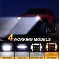 thumbnail image 4 of Luz De Trabajo Faro LED resistente al agua de 5x7/7x6 pulgadas, haz Hi-Lo para luz de conducción Wrangler Likrtyny Accesorios para autos y motos, 4 of 4